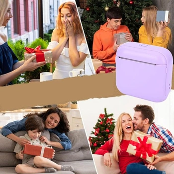 Jectse Bluetooth štítkovač, termální tiskárna štítků, mini tiskárna štítků, mini štítkovač pro