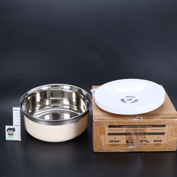 Miska na vodu Gardner Pet Non-Dropping pro psy, 2l nerezová miska na vodu, odolná proti polykání