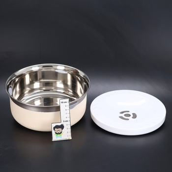 Miska na vodu Gardner Pet Non-Dropping pro psy, 2l nerezová miska na vodu, odolná proti polykání
