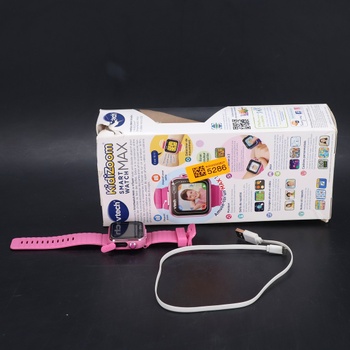 VTECH KidiZoom SmartWatch Max Pink, digitálne hodinky pre deti, foto, selfie, video, horizontálne