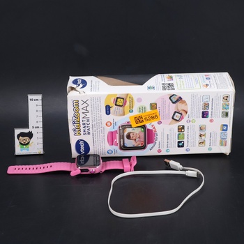 VTECH KidiZoom SmartWatch Max Pink, digitálne hodinky pre deti, foto, selfie, video, horizontálne