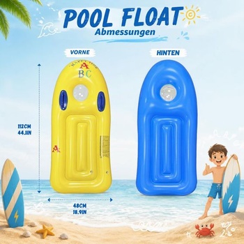 Nafukovací bodyboardy na vodní skluzavky, vodní boardy pro výuku plavání, nafukovací plováky do