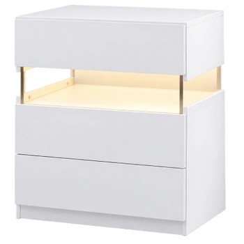 Nočný stolík s osvetlením A25-1-EUR, 3 zásuvky, 50 x 38 x…