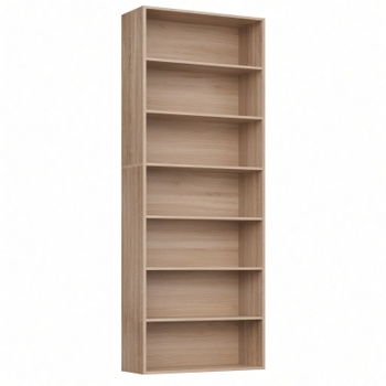 Knižnica FPB-425, 60 x 23,5 x 209,5 cm, 7 políc, dubová - A