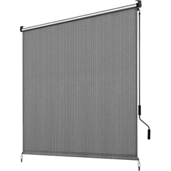 Vertikálna markíza HLS024KD-1, 240 x 240 cm, súprava 2 kusov, sivá - N