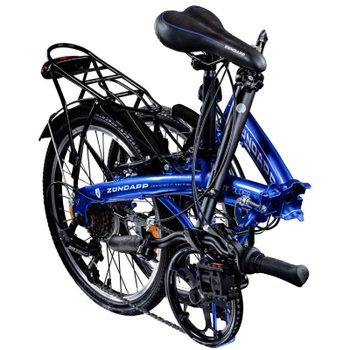 Skladací bicykel ZF20 Speed ​​Folder, 20 palcov, Shimano, 6 rýchlostí, modré - A