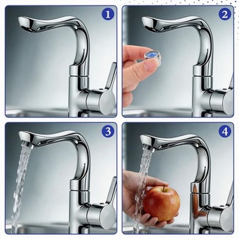 6 kusů perlátorů M18, vnější závit 18 mm, pro vodovodní baterie, perlátory M18 s těsnicím kroužkem,