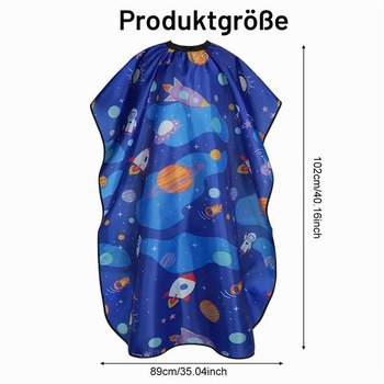 Detská kadernícka pláštenka, detská kadernícka pláštenka, modrá, bez doplnkov