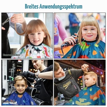 Detská kadernícka pláštenka, detská kadernícka pláštenka, modrá, bez doplnkov