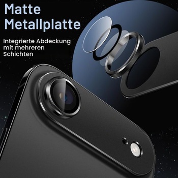 Ochranný kryt displeje JETech pro fotoaparát JETech pro iPhone Air, černý, 1 kus pro iPhone Air,