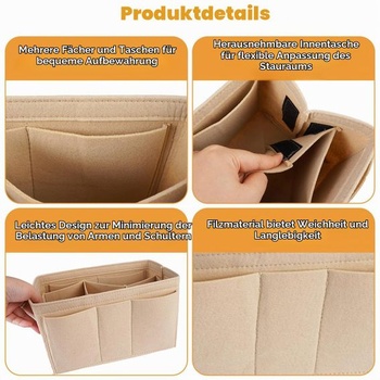 Organizér na nákupné tašky HIKPACKER, 25 cm × 15 cm × 14 cm