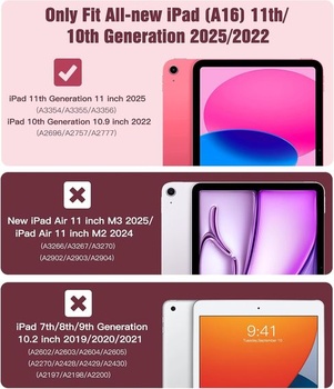 Pouzdro TiMOVO pro iPad A16 11. generace 11 palců 2025, iPad 10. generace 2022 10,9 palců, tenké