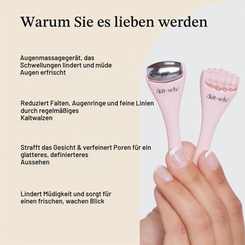 Súprava valčekov na tvár Kitsch Ice Roller | Valec na tvár, ľadový valec | Znižuje opuchy,
