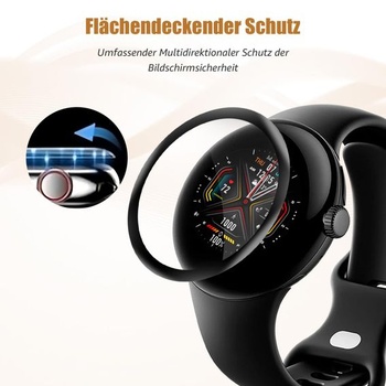 Ochranné tvrdené sklo Bodyguard pre displej s filmom Google Pixel Watch 4/3/2/1 (2 ks) 45 mm