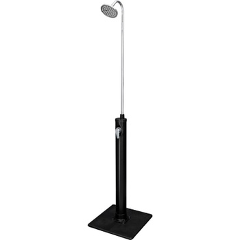 Solárna záhradná sprcha, 8 l, 218 cm, čierna - B