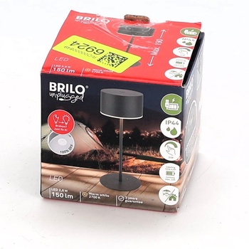 Stolní lampa Briloner LED antracitová