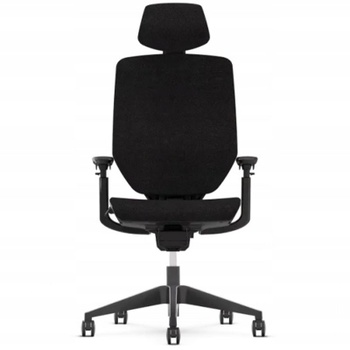 Ergonomická kancelárska stolička BS12B-PRO-V3, nosnosť 136 kg, čierna - N