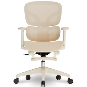 Ergonomická kancelárska stolička BS5W-M2, zo sieťoviny, marhuľa - N