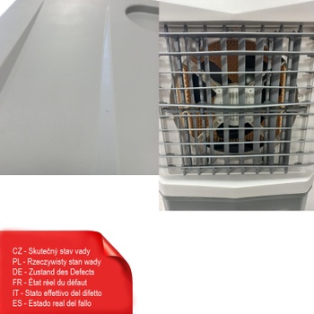 Prenosná klimatizácia 3v1 ES10674DE-WH, s 20 l nádržou, 60 dB, bielo/sivá - B