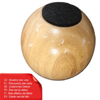 Okrúhly čalúnený taburet JV12927GR, 35 l, sivý - B