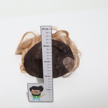 BARSDAR Krátká vlnitá blond ombré paruka, ombré blond paruky po ramena pro ženy, krátké volné vlny,