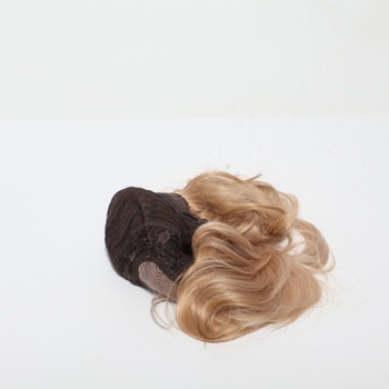 BARSDAR Krátká vlnitá blond ombré paruka, ombré blond paruky po ramena pro ženy, krátké volné vlny,