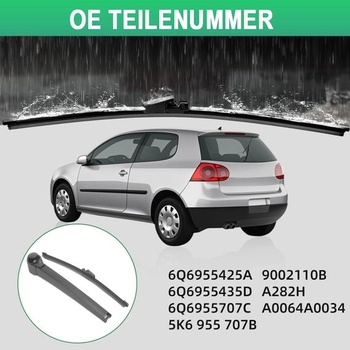 6Q6955707C Zadný stierač pre VW Golf 5 2003-2008 Polo 9n 2002-2009 | pre Golf 6 Varianta PLUS 5M1 521