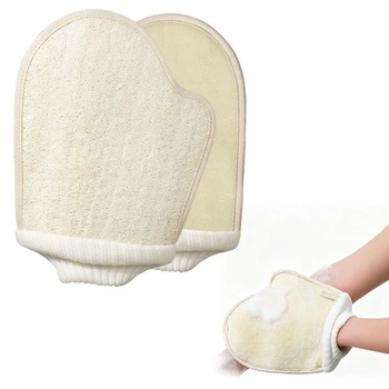 Exfoliačné rukavice z prírodnej lufy, exfoliačné rukavice s…