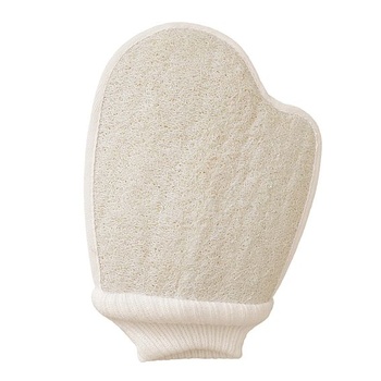 Exfoliačné rukavice z prírodnej lufy, exfoliačné rukavice s telovým peelingom, exfoliačné rukavice