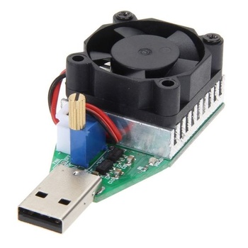 DollaTek Elektronický zaťažovací rezistor USB rozhranie Test vybíjania batérie Kapacita 0,15-3A 15W s