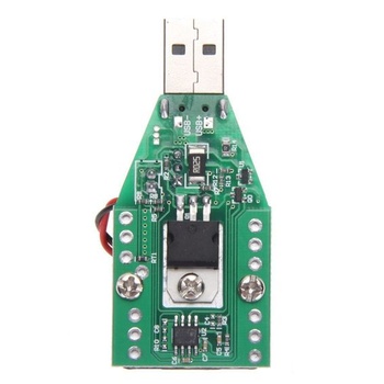 DollaTek Elektronický zaťažovací rezistor USB rozhranie Test vybíjania batérie Kapacita 0,15-3A 15W s