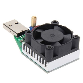 DollaTek Elektronický zaťažovací rezistor USB rozhranie Test vybíjania batérie Kapacita 0,15-3A 15W s