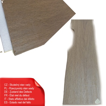 Konferenčný stolík s výklopnou doskou RD98644, 80 x 40 x 44,5-58 cm, prírodný - B