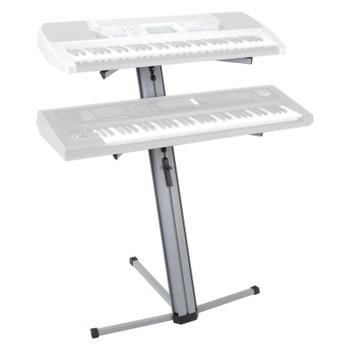 Stojan na klávesy 00025204, nosnosť až 25 kg, strieborný - B