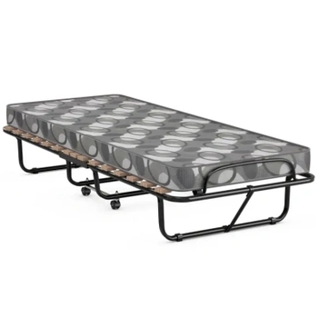 Skladacia posteľ s matracom HW72809GR, 190 x 80 x 33 cm,…
