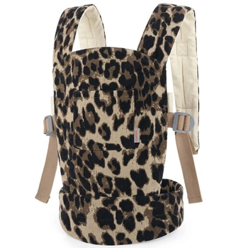 Menčestrový nosič bábik pre deti, leopardí vzor