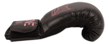 Boxerské rukavice Metal Boxe One pre začiatočníkov, čierne/ružové, juniorské