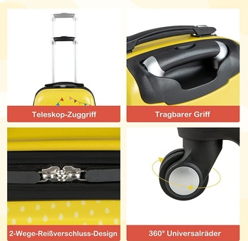 Detský cestovný set kufor 18 