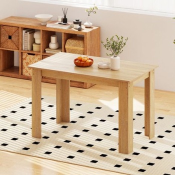 Jedálenský stôl KC58352NA, 120 x 70 x 75 cm, prírodný - B