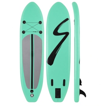 Nafukovací paddleboard LY-43, 305 x 76 x 15 cm, zelený - B