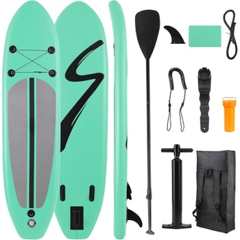 Nafukovací paddleboard LY-43, 305 x 76 x 15 cm, zelený - B