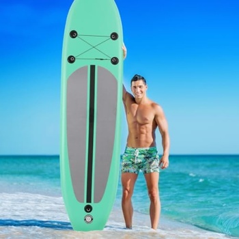 Nafukovací paddleboard LY-43, 305 x 76 x 15 cm, zelený - B