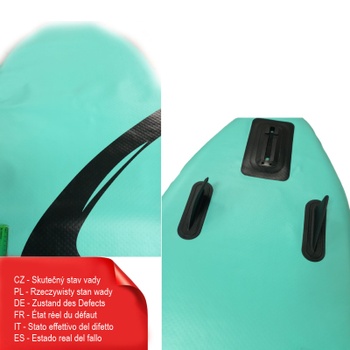 Nafukovací paddleboard LY-43, 305 x 76 x 15 cm, zelený - B