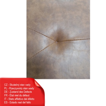 Botník DS-HXD3CPG, 30 × 80 × 50 cm, nosnosť 200 kg, čierno / hnedý - N