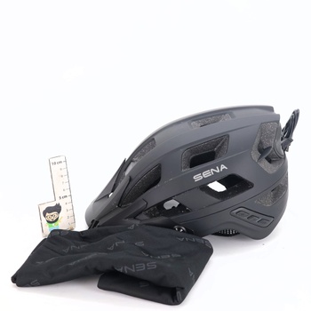Cyklistická prilba Sena M1 EVO Smart Mountain Cycling Helma (matne čierna, M)