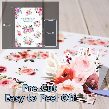 20 listů samolepek do alba, více než 100 samolepek do deníku pro scrapbooking, estetické vintage