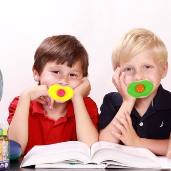 TOYANDONA Hračka na píšťalku na pery 20 kusov farebná pre deti