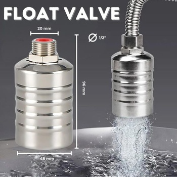 Automatický plavákový ventil MAGIC SELECT, 1/2 palca, regulačný ventil hladiny vody V7636