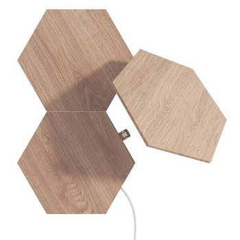 Nanoleaf Elements Hexagons Expansion Pack 3ks - drevo