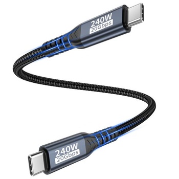 Datový kabel USB C, kabel USB C 0,5 m, 20 Gbps USB 3.2…